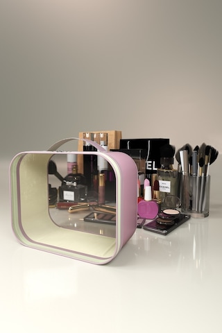 Ankaflex Şeffaf Makyaj Çantası