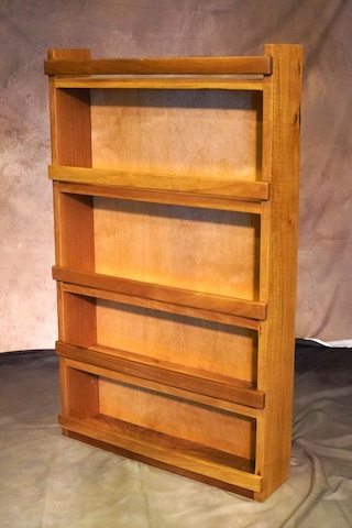 Ahşap Çok Amaçlı Duvar Rafı 60cmx18cmx100cm