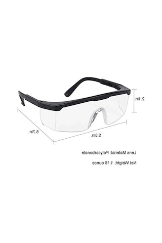2 Paket Buğu Önleyici Ve Uv Korumalı Güvenlik Gözlüğü