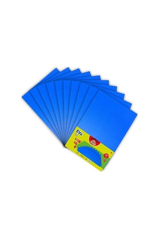 A4 Boy Düz Eva 10 Lu 1 Paket - Kırmızı