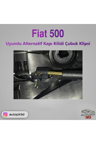 Fiat 500 Uyumlu Alternatif Kapı Kilidi Çubuk Klipsi