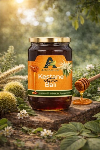 Artvinatural - Kestane Balı - Artvin Çoruh Üniversitesi Üretimidir - 1000gr
