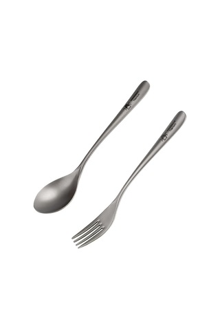 Mufunye Titanyum Çatal Kaşık Seti - Hafif Tasarım Kamp, Yürüyüş Ve Ev Kullanımı Diğer