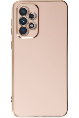 Samsung Galaxy Uyumlu A73 5g Kılıf Volet Silikon - Pembe Renk