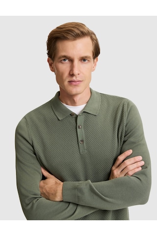 Pierre Cardin Duman Slim Fit Kazak 50333916 Vr210 Gri