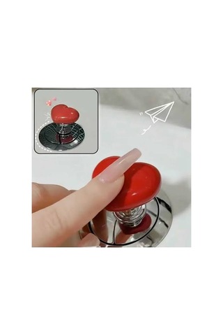 Klozet Sifon Tuşu Kalp Tasarımlı Karışık