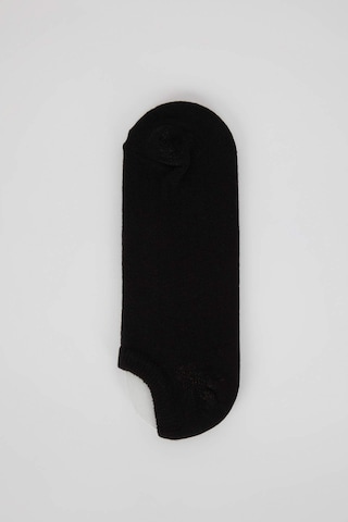 Defacto Kadın Pamuklu 3'lü Sneaker Çorap K5974AZNSBK27 Siyah