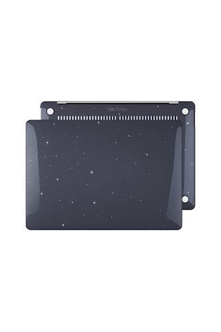 Novstrap Apple Uyumlu MacBook Pro 16 İnç M3/m3 Pro/m3 Max A2991 İle Parlak Simli Kılıf Sert Glitter Karışık Çok Renkli