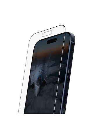 Panzerglass Apple Uyumlu iPhone 17 Pro Max Ultra-wide Fit Stealth Siyah Çerçeveli Ekran Koruyucu - Fast Fit Uygulama Aparatlı