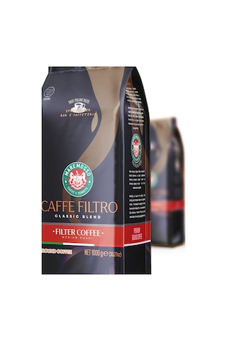 Mare Mosso Caffe Filtro Clasico Taze Kavrulmuş Klasik Filtre Kahve 2 x 1 KG