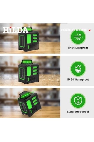 Tongxida Ab182 Lazer Seviyesi 2/5 Satır 360 Otomatik Tesviye İnşaatı Hilda'nın Seviyesi