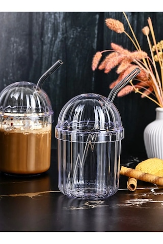 2 Adet Mika Oval Kapaklı Pinterest Bardak Kahve Ve Sunum Bardağı