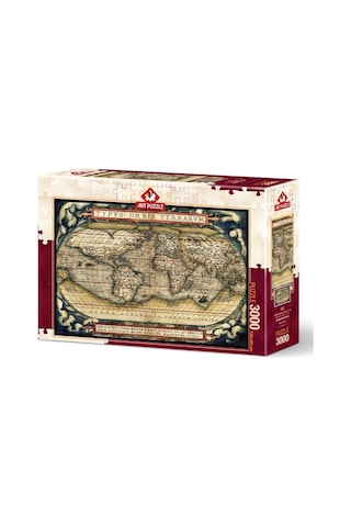 Art 3000 Parça İlk Modern Atlas 1570 Puzzle