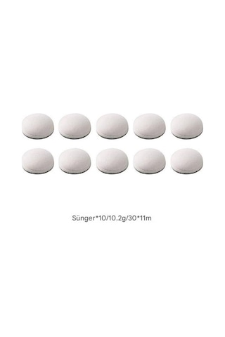 Sünger Baskı Fırçası Kolay Boyama Başlığı 10 Lu Süngeri Karışık
