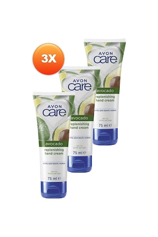 Avon Care Kuru Ciltler İçin Avokado Özlü El Krem 3 x 75 ML