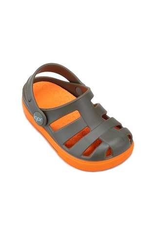 Igor S10284-042 Ola Combı Kaki Naranja Sandalet Haki Turuncu Turuncu