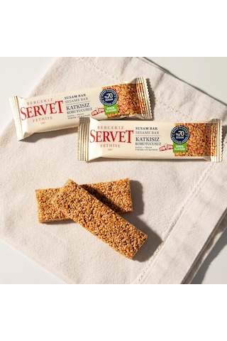 Şekeri Meyveden Susam Krokan Bar 20g 6'lı Paket
