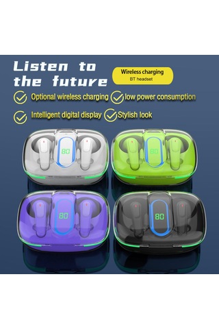 Teltree Pro70 Bluetooth 5.3 Kulaklıklar - Ipx4 Su Geçirmez, 3-4 Saat Çalma Süresi, Beyaz Tws