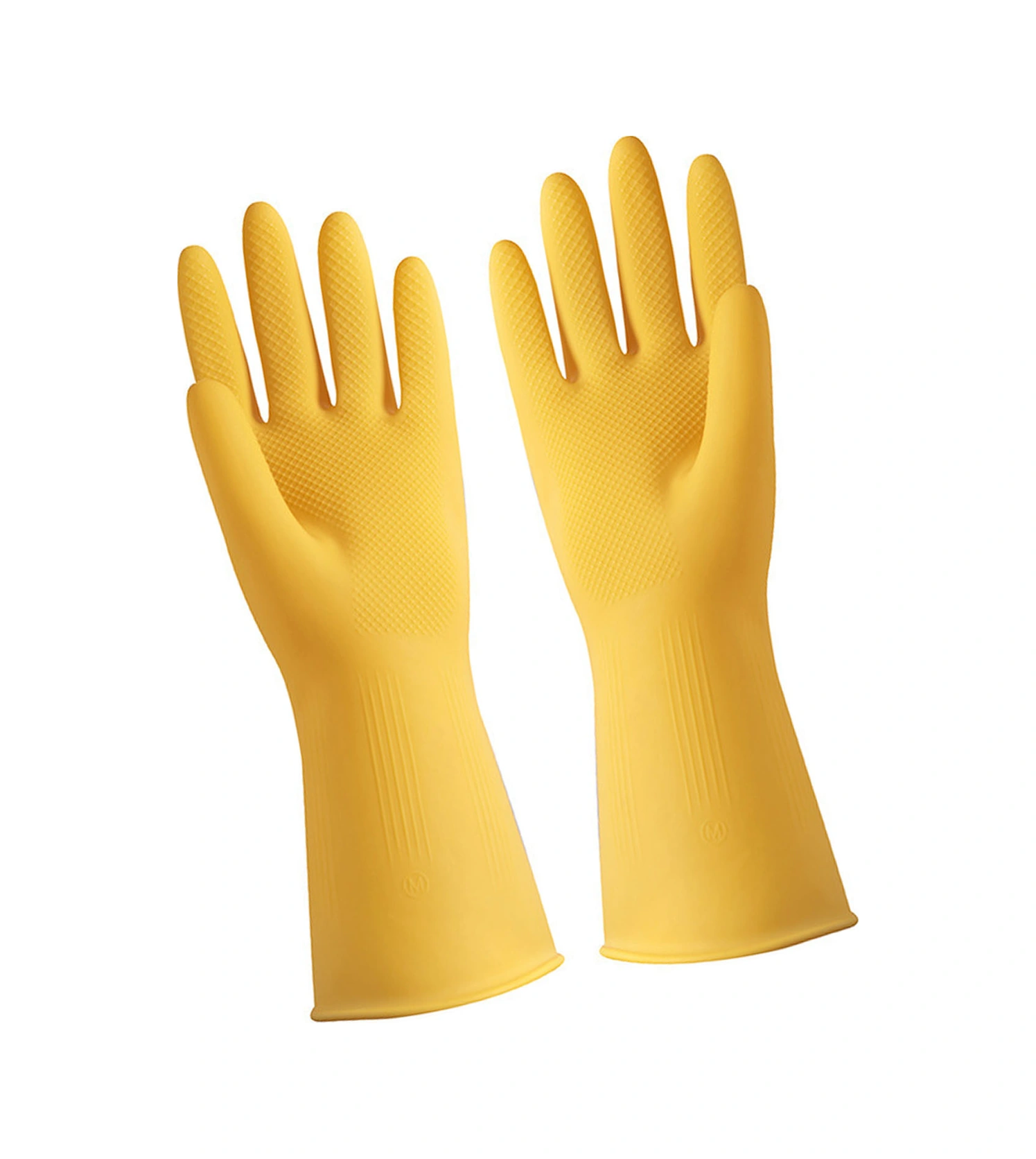 Kosona Ev Temizliği Eldiveni İnce Tipte Dayanıklı Su Geçirmez Kaymazlastırılmış Oxford Lateks L