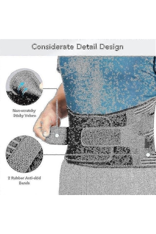 Tıbbi Sırt Bel Destek Kemeri, Bel Ortopedik Desteği, Erkekler Ve Kadınlar İçin Duruş Düzeltici, Omurga Dekompresyon Bel Eğitmeni - Kaiyi