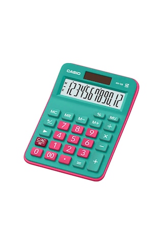 Casio MX-12B-GNRD 12 Haneli Masaüstü Hesap Makinesi