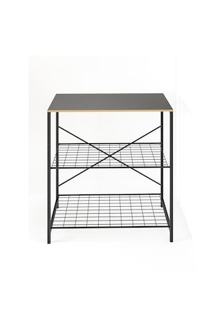 Çok Amaçlı Mutfak Rafı Bangosu Masa Geniş Füme 1441