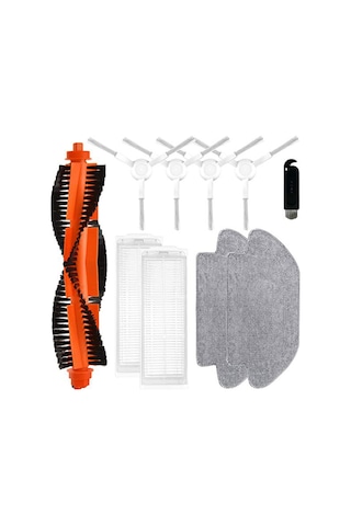 Xurunkeji Xiaomi S12 / B106gl / S10 Ana Yan Fırça Hepa Filtre Paspas Bezi Robot Süpürgeler Yedek Parça Aksesuar Değişimi
