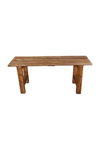 Ahşap Bank Bench Sandalye Mutfak Bank Ceviz 100cm X 30cm Kahverengi