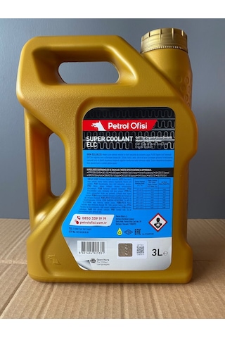 Petrol Ofisi Organik  Kırmızı Renk Uzun Ömürlü Antifriz 3 Litre Taze Üretim (30/07/2026 Üretim)