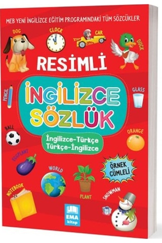 Ema Çocuk Resimli Türkçe Sözlük Ve Resimli Ingilizce Sözlük Seti