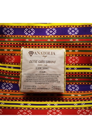 Anatolia Zeytinyağlı Defne Garlı Sabun 1 Adet