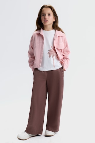 Xo Kids Kız Çocuk 3lü Alt Üst Kombin Takmı 8-14 Yaş Set0505 Kahverengi