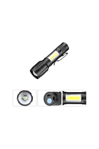 Ws-5454 Cob Led Usb Şarjlı Mini El Feneri Çok renkli