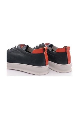 Dgn 5580 Erkek Yuvarlak Burun Bağcikli Sneaker Ayakkabi 5580-2505-R1078 Lacivert