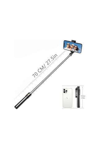 Mey Najmaddin Cep Telefonu Tripod Standı Manyetik Selfie Sopa Bluetooth Uzaktan Kumandalı Najmaddin