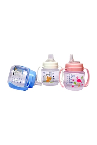 Wee Baby 8690797107536 Akıtmaz Kulplu Bardak, 125 Ml, Mavi Genel