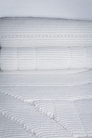 1. Kalite Yumuşak Tuşeli Sisal Modern Toz Tutmaz Halı Salon Mutfak Çocuk Odası Halısı Beyaz