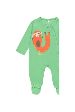 Bobolı Unisex Bebek Tulum Bo.112082 Yeşil
