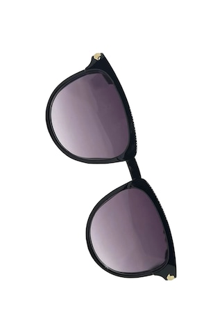 Thentech Mor Cam Yeni Sezon Polarize Unisex Güneş Gözlüğü K122 Siyah