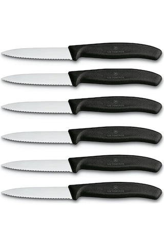 6' Lı Steak Bıçağı Takımı Seti Siyah 6' Lı Steak Bıçağı Takımı Seti Siyah