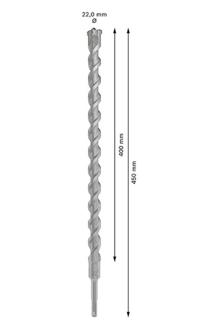 Bosch 1x Pro Sds Plus-5x Kırıcı Delici Delme Ucu Donatılı Beton, Beton, Ø 22,00 Mm, Professional Aksesuar Kırıcı Delici