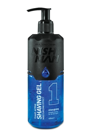 Nishman 1 Energizing Traş Jeli Pompalı 400 ML
