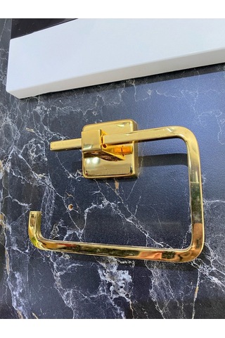 İsaoğlu Yapı Parlak Gold Premium Tuvalet Kağıtlığı Gold