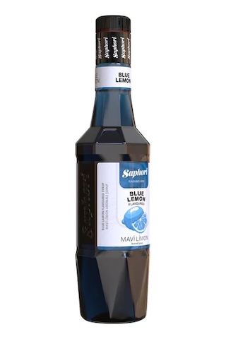 Saphori Mavi Limon Aromalı Kokteyl Şurubu Mavi Limon Şurubu 700 Ml