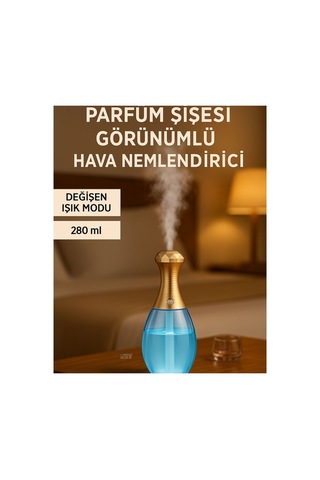 Parfüm Şişesi Görünümlü Hava Nemlendirici