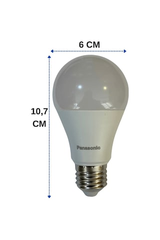Panasonic 8,5w 63w 4000k Günışığı E27 Duylu Led Ampul 10 Adet