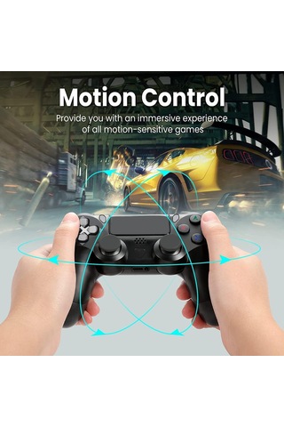 Ps4 Joystick Çift Titreşim 600mah Ps4 Gamepad Oyun Kolu Slim Pro Fat Kablosuz Bluetooth Ps4