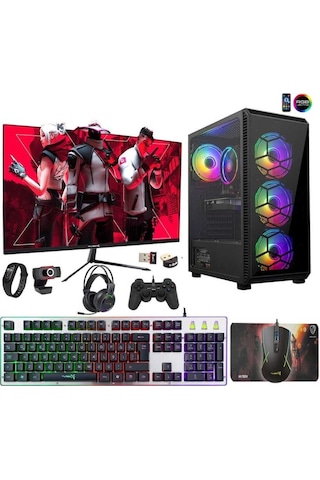 Turbox TX1143 i7 860 16 GB 256 GB SSD 4 GB GT730 23.8" Masaüstü Oyuncu Oyuncucu Bilgisayarı