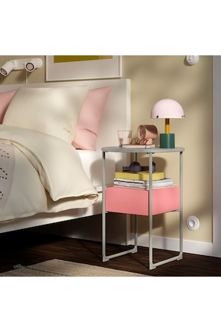 Ikea Blankhallan Komodin, Bej-pembe