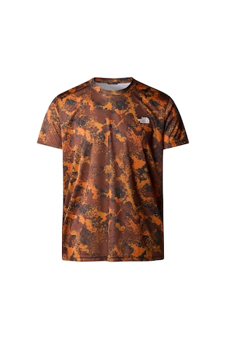 The North Face M Reaxıon Amp Crew Prınt Erkek Tişört Nf0a8874wko1 Kahverengi